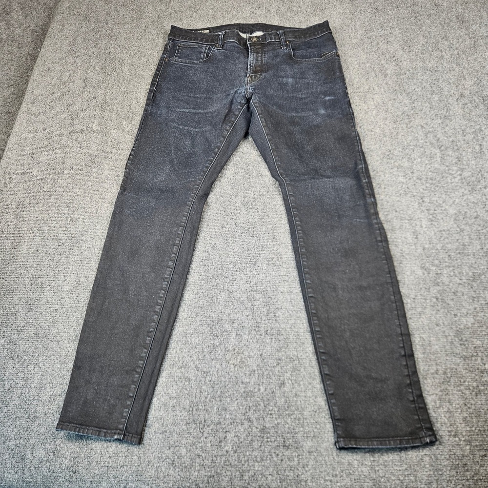 G-Star Raw Revend Skinny Jeans Mens 34x30 Dark Wash Black Denim 51010-7101-2967
